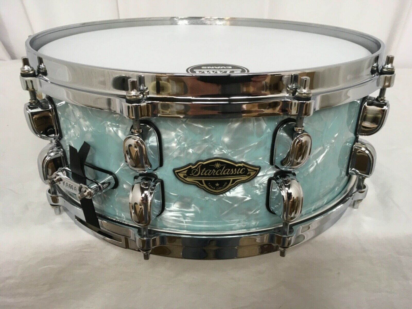 Tama Starclassic Walnut/Birch 14" Dia. X 5.5" Deep Snare Drum/Ice Blue Pearl