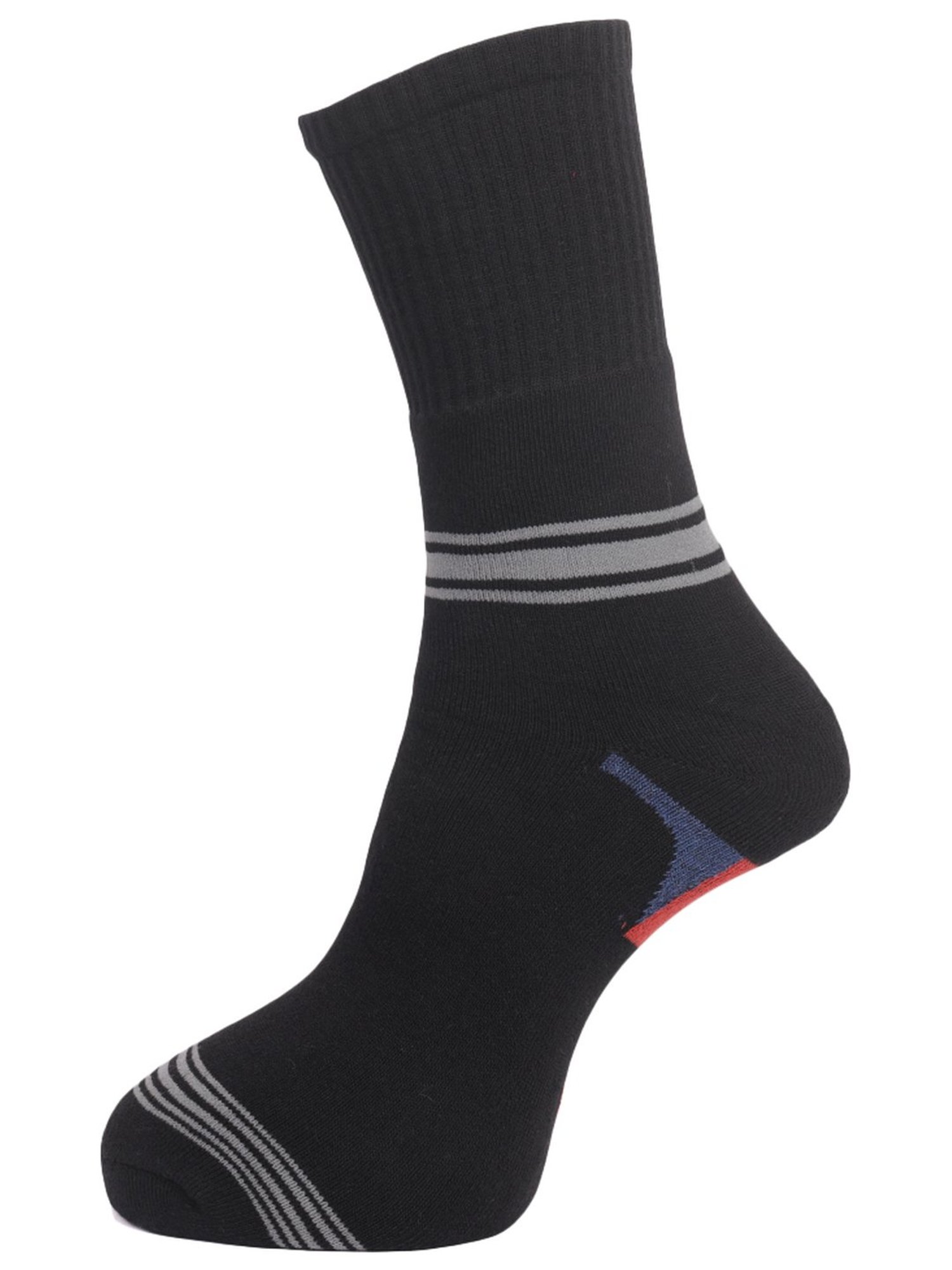 Jockey 7036 Light Grey Compact Terry Cotton Ankle Length Socks with Stay Fresh Treatment