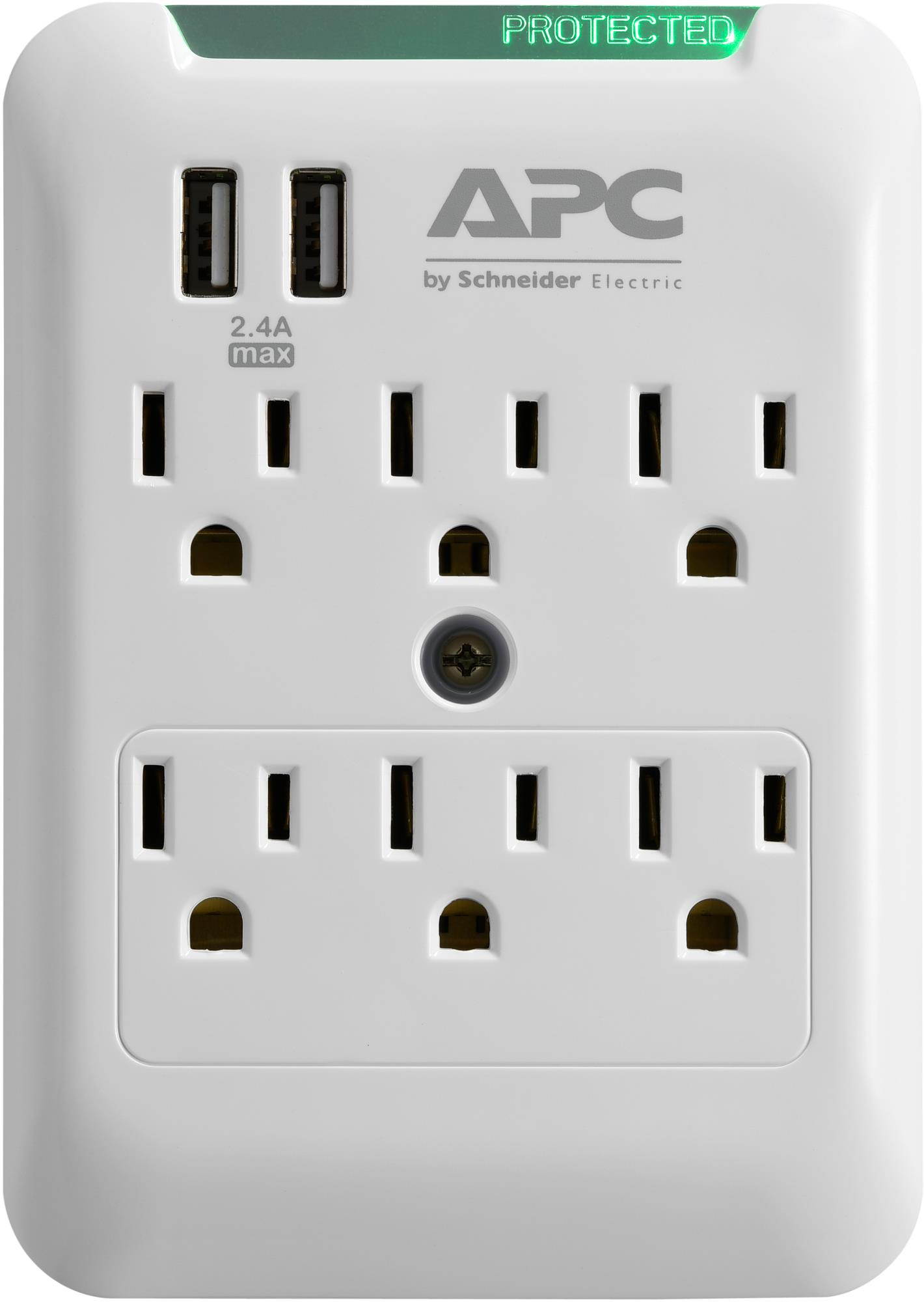 APC by Schneider Electric SurgeArrest Essential 6-Outlet Surge Suppressor/Protector