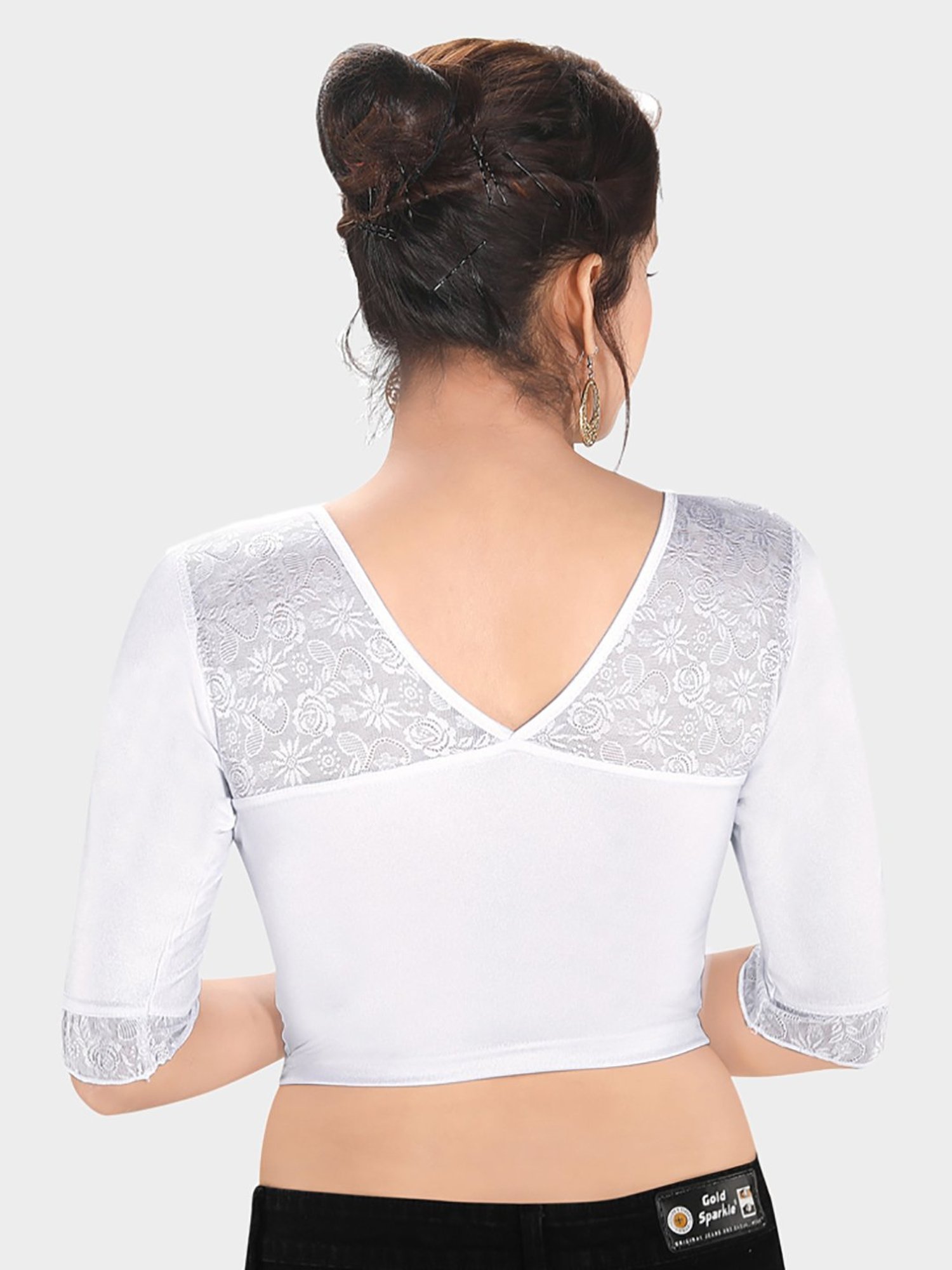 Salwar Studio Silver Blouse