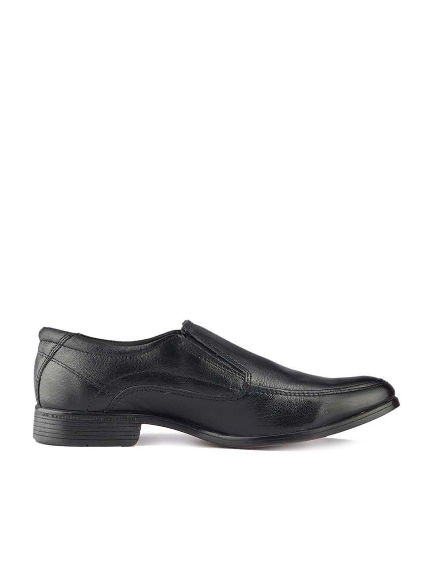 Red Chief Men's Black Formal Slip-Ons