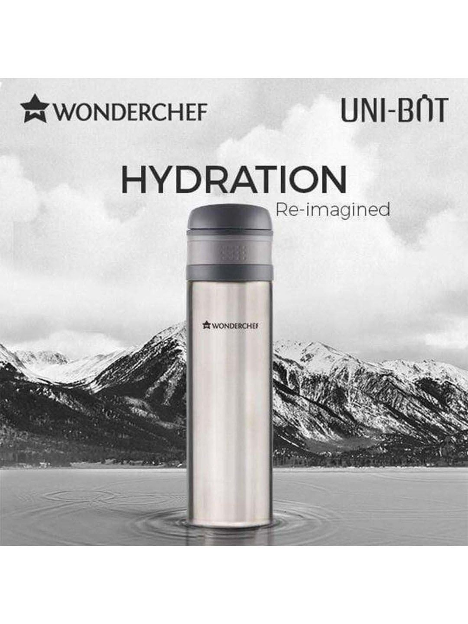 Wonderchef Uni-Bot Double Wall Stainless Steel Vacuum Insulated Flask