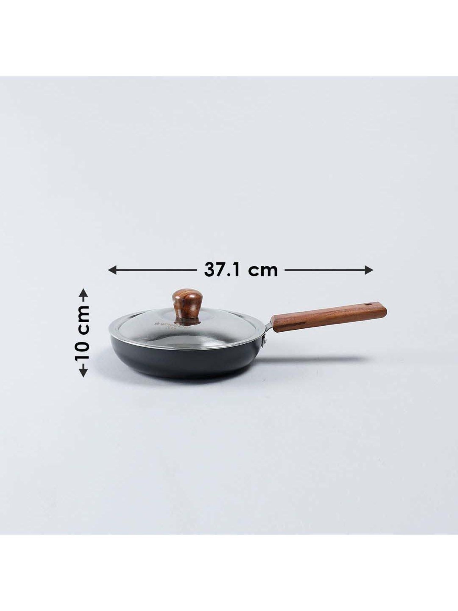 Wonderchef Ebony Non-stick 20 cm Deep Fry Pan with Lid