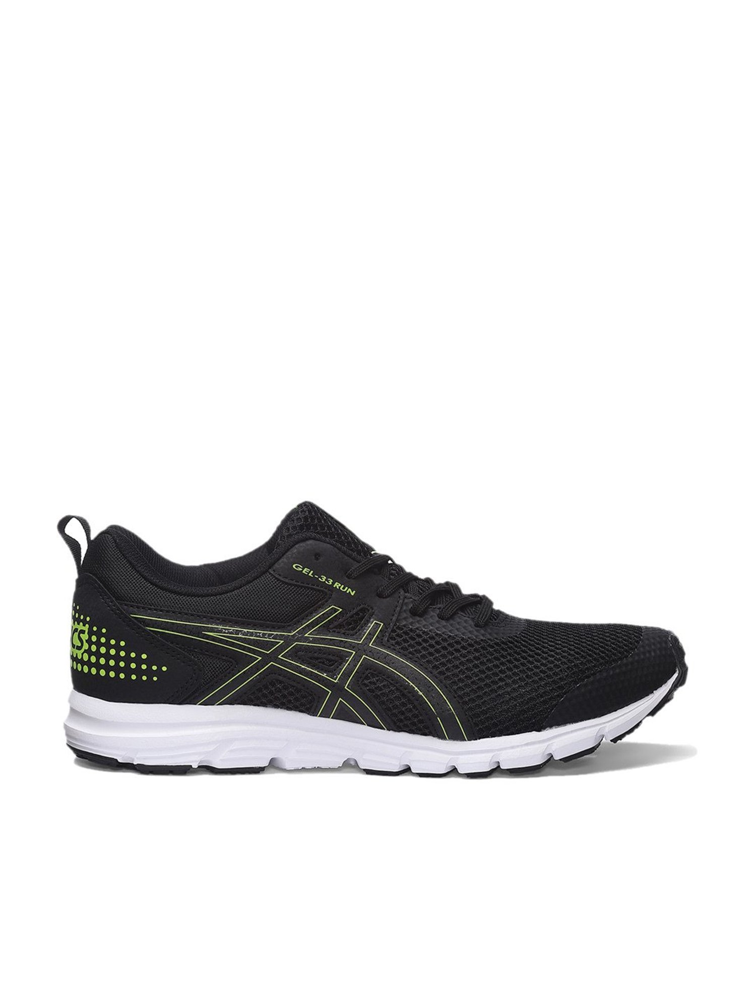 Asics Men's GEL-33 RUN Black Running Shoes