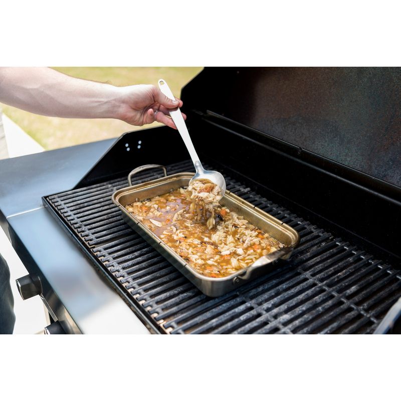 Char-Broil Grill Cookware Deep Dish Pan & Cutting Board - Silver/Black