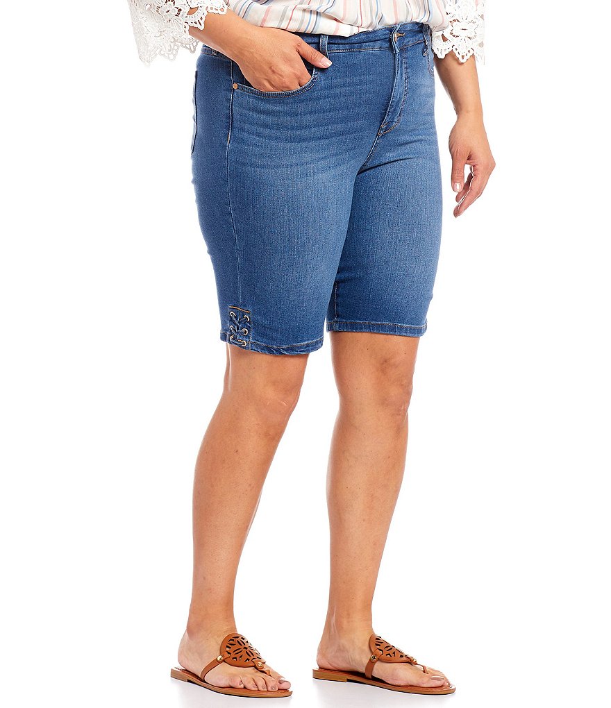 Code Bleu Plus Size Chelsea Bermuda Shorts