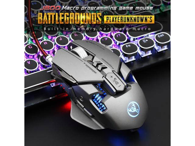 Mechanical Gaming Mouse with RGB LED Backlit. HYCARUS Keyboard and Mouse Converter Adapter for Nintendo Switch/PS4/Xbox One/PS3/ Xbox 360 - Grey