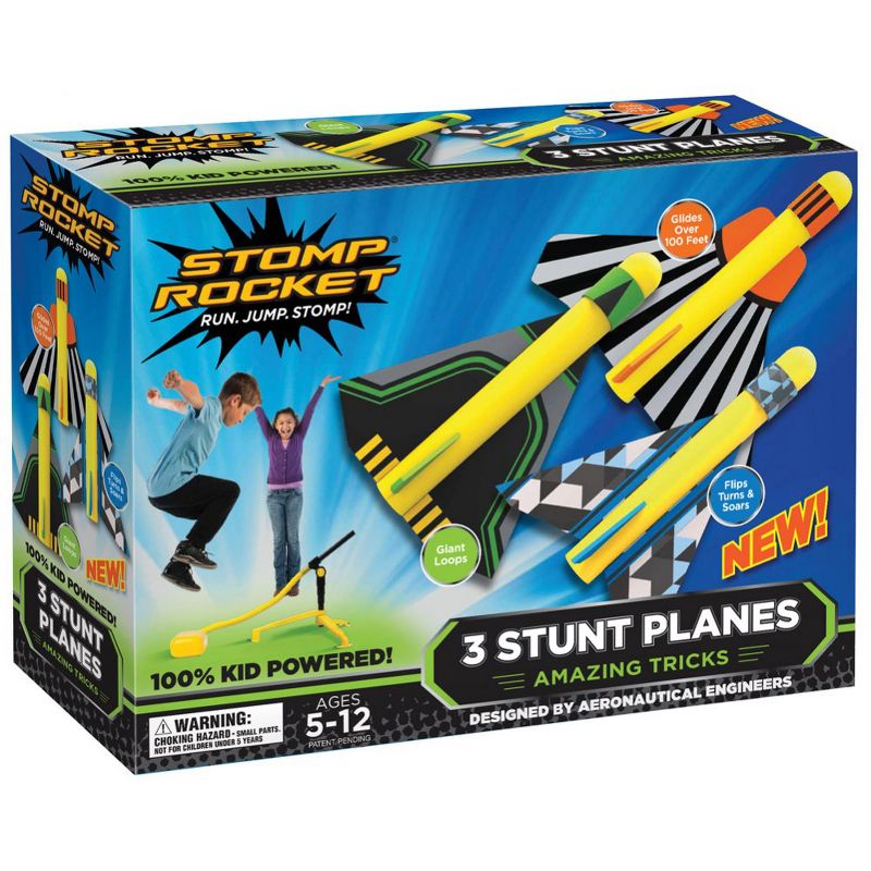 Stomp Rocket Stunt Planes and Bonus Party Pack
