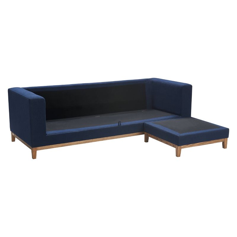 Ali Upholstered Loveseat Dark Shadow Blue - HOMES: Inside + Out
