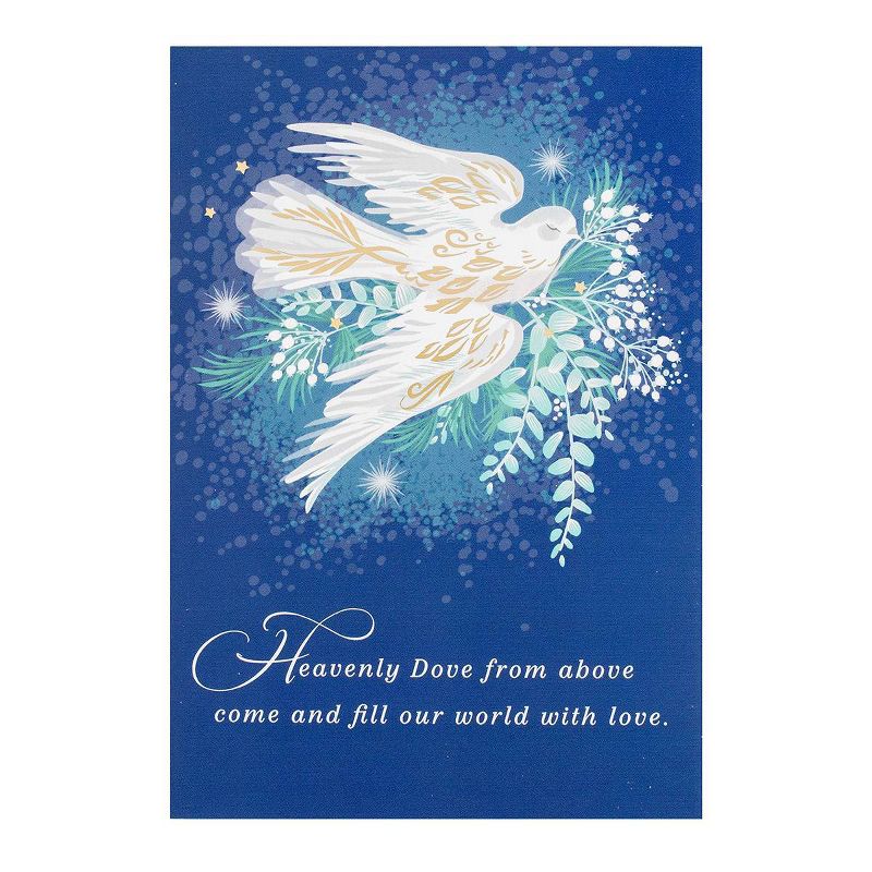 14ct Heavenly Dove Christmas Greeting Cards - Dayspring