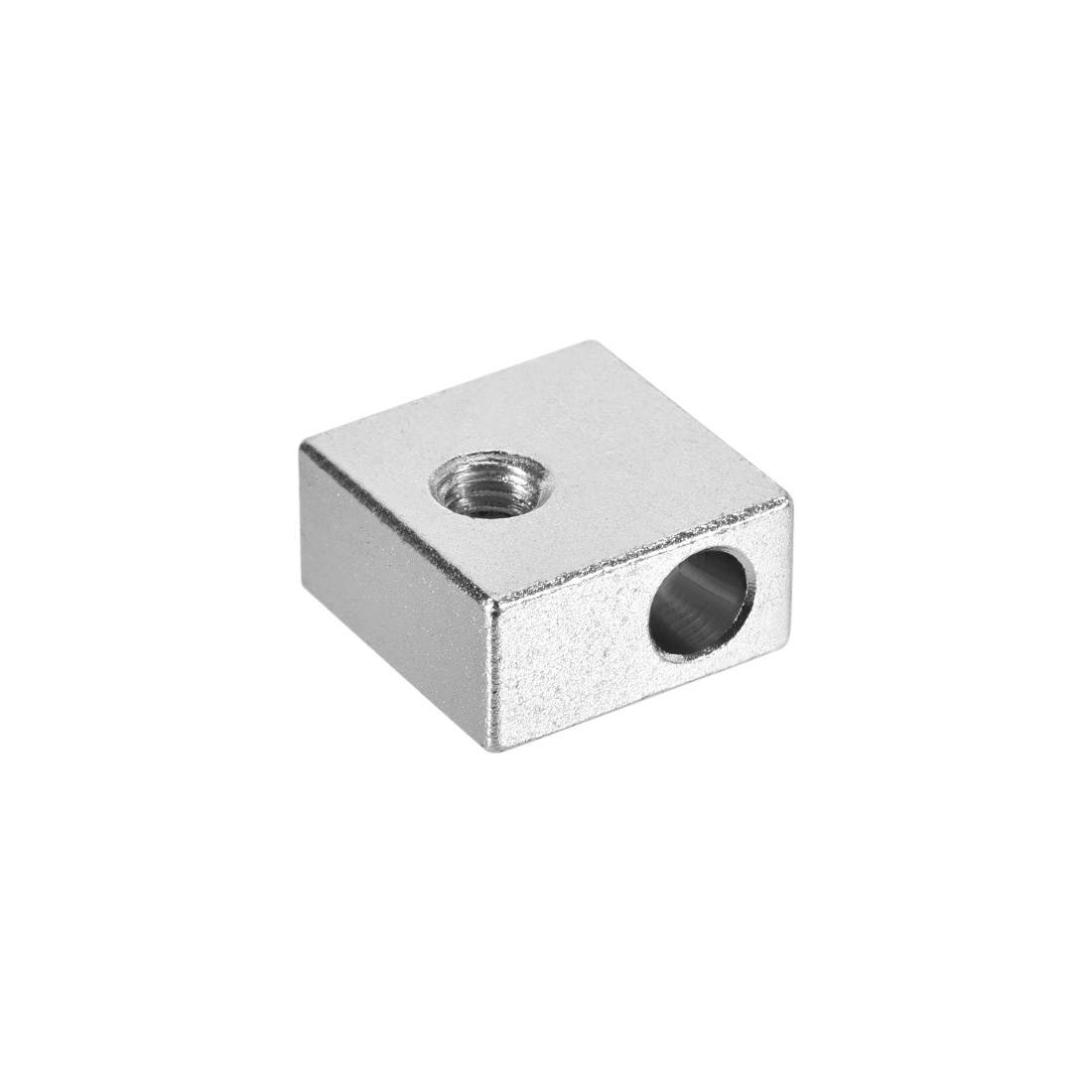 Aluminum Heater Block, Specialized for MK7 MK8 M6 1.75mm Filament 2pcs