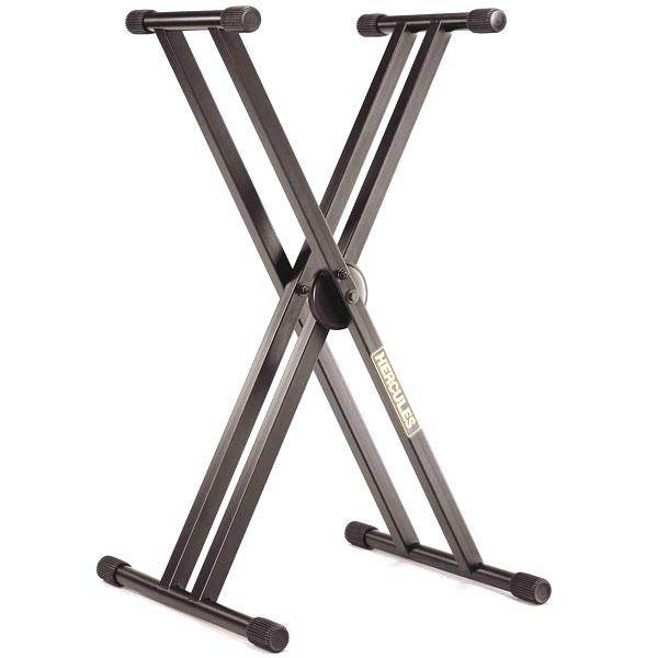 Hercules KS120B Double Braced X Keyboard Stand