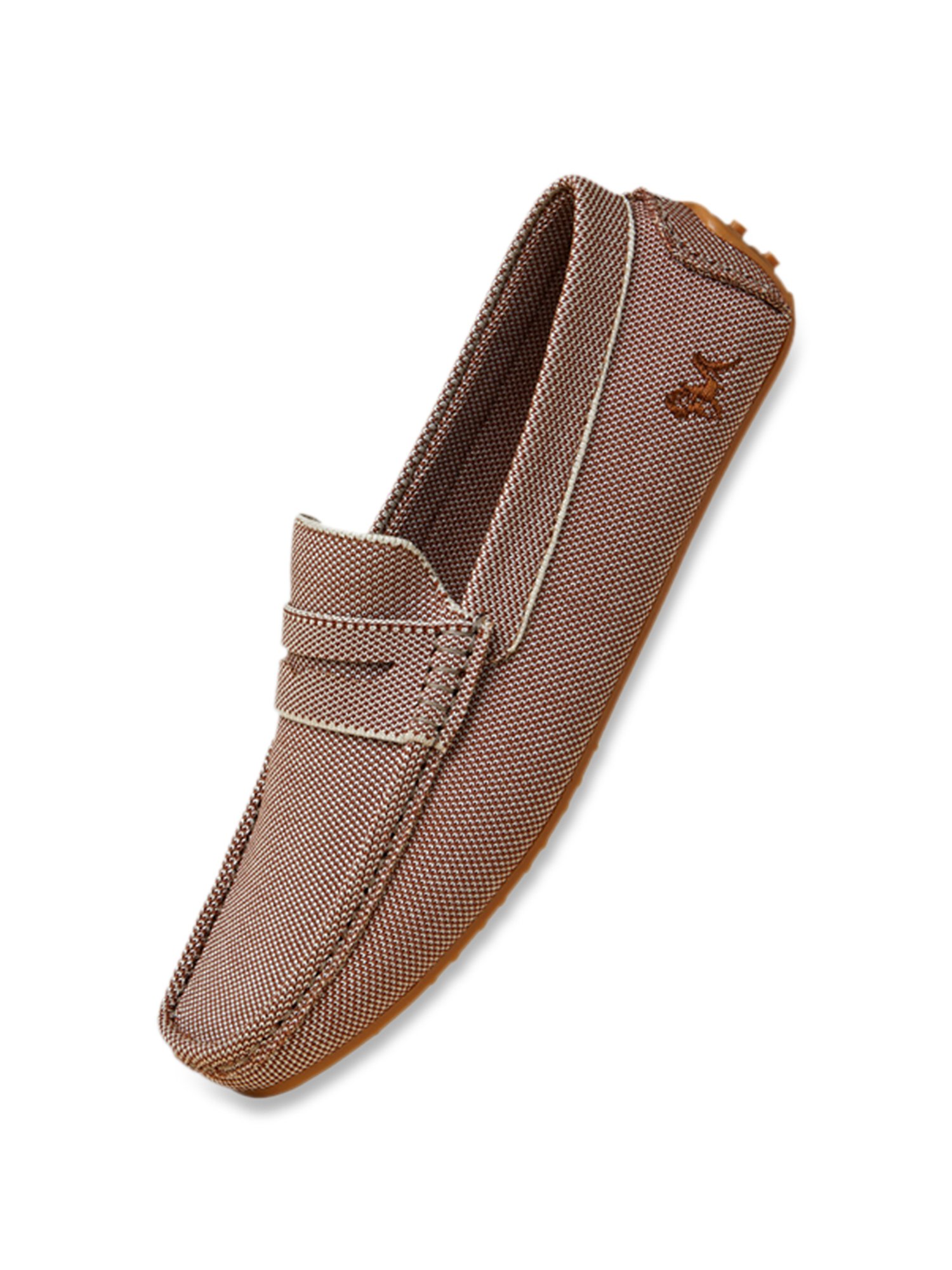 Neemans Men's ReLive Knit Melange Brown Casual Loafers