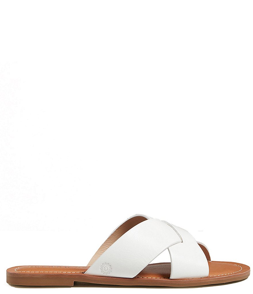 Jack Rogers Slotted Sloane X Band Leather Sandals