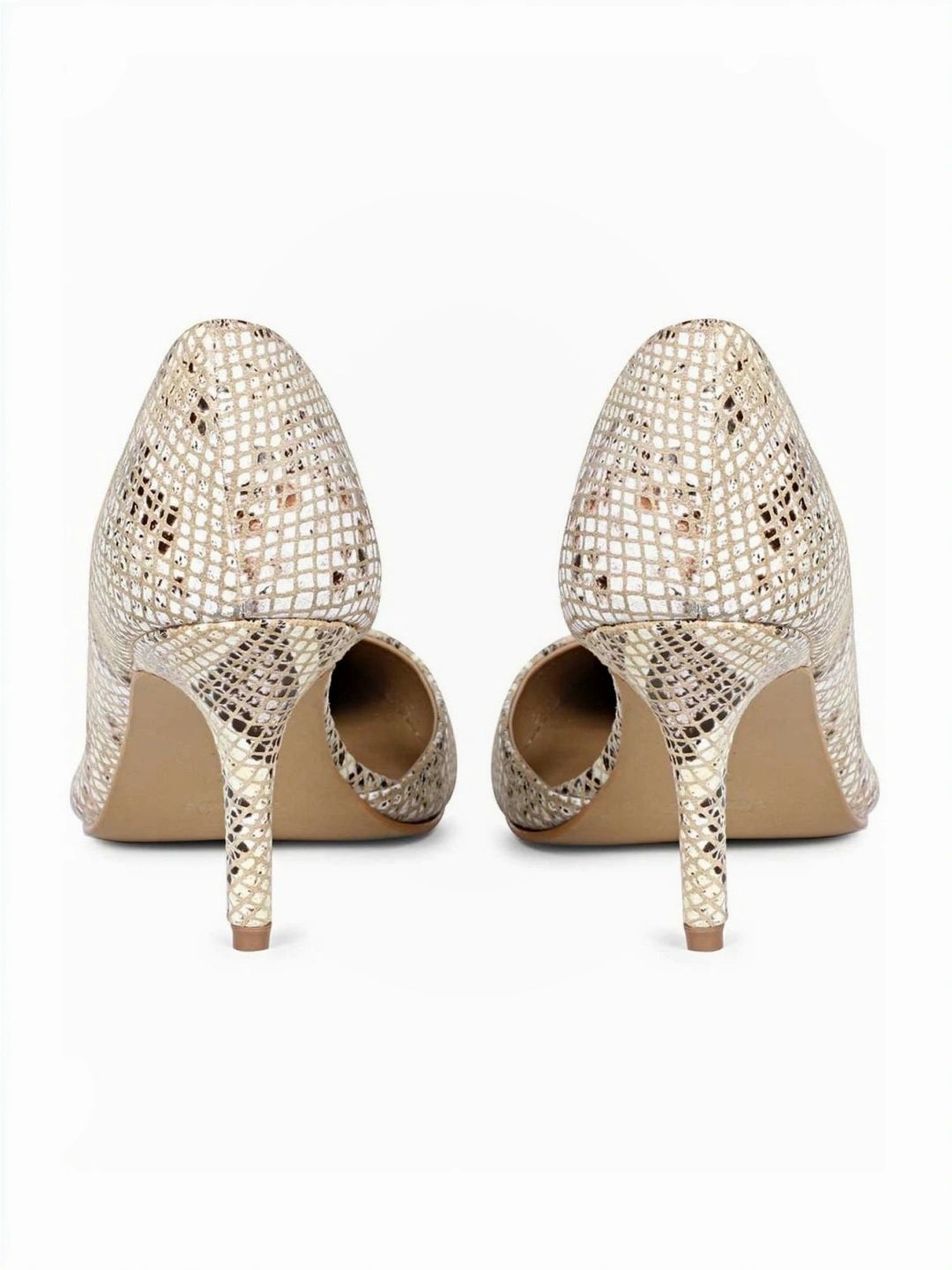 Saint G Women's Beige D'orsay Stilettos