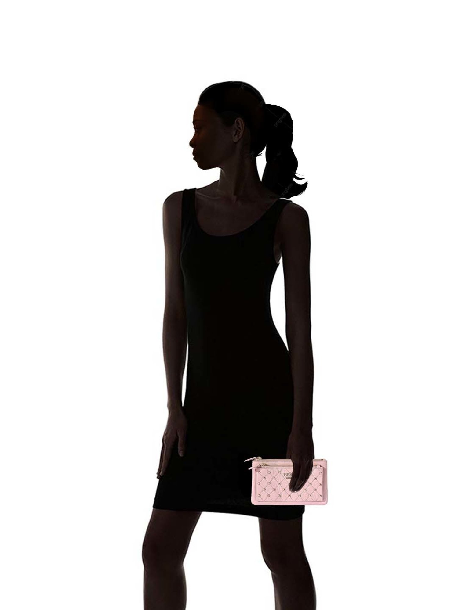 Eske Melba Pink Rivets Wallet for Women