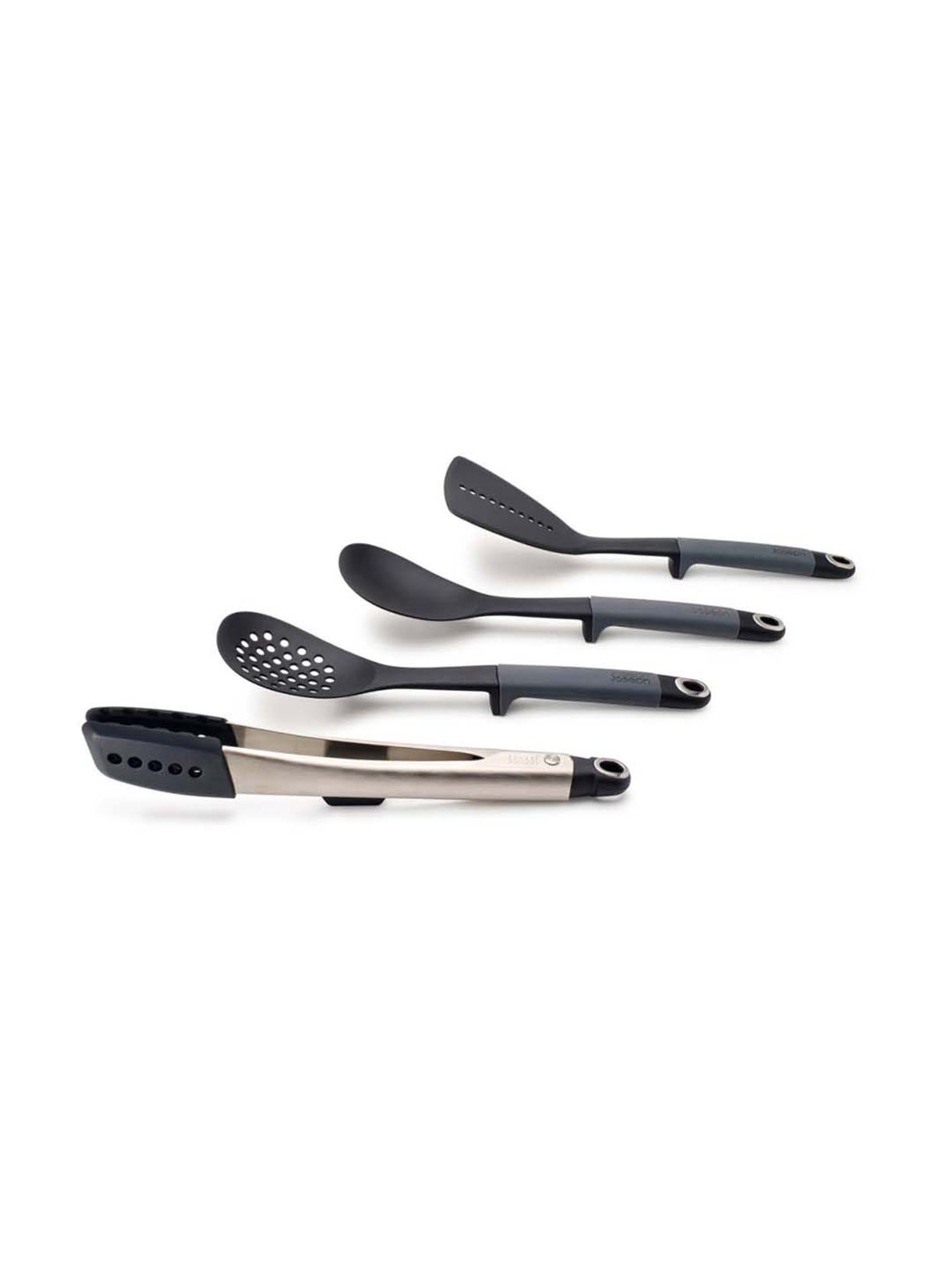 HAZEL Silver Stainless Steel Spatula with Beveled Edge