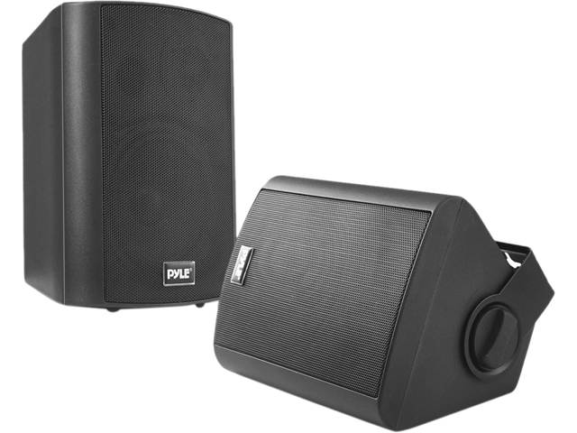 PYLE HOME PDWR52BTBK 5.25" Indoor/Outdoor Wall-Mount Bluetooth(R) Speaker System (Black)