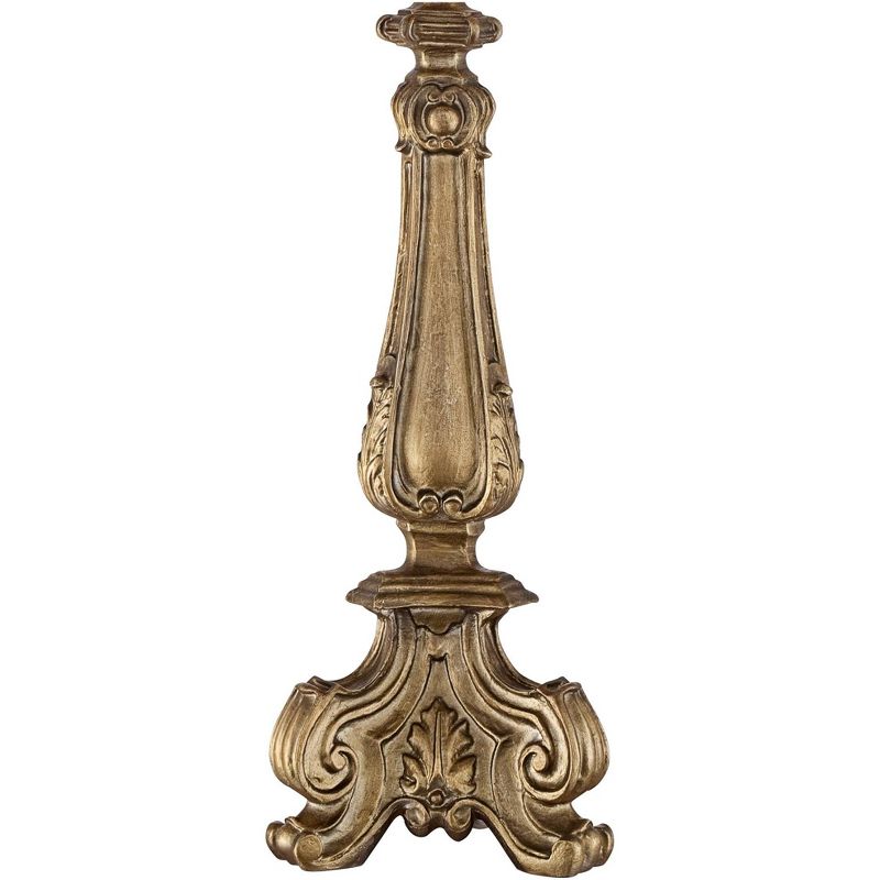 Barnes and Ivy Traditional Console Table Lamp Antique Gold Crystal Beading Drum Shade for Living Room Family Bedroom Bedside