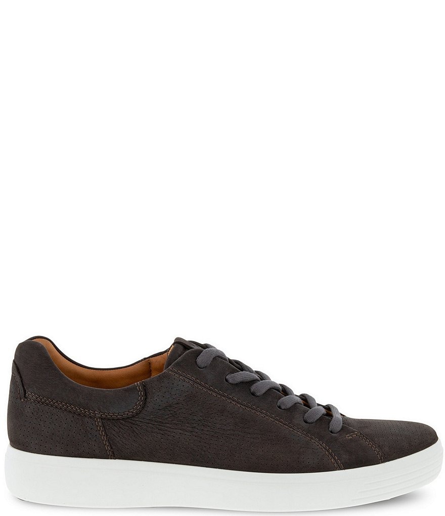 ECCO Men's Soft 7 Street Lace-Up Perforated Sneakers