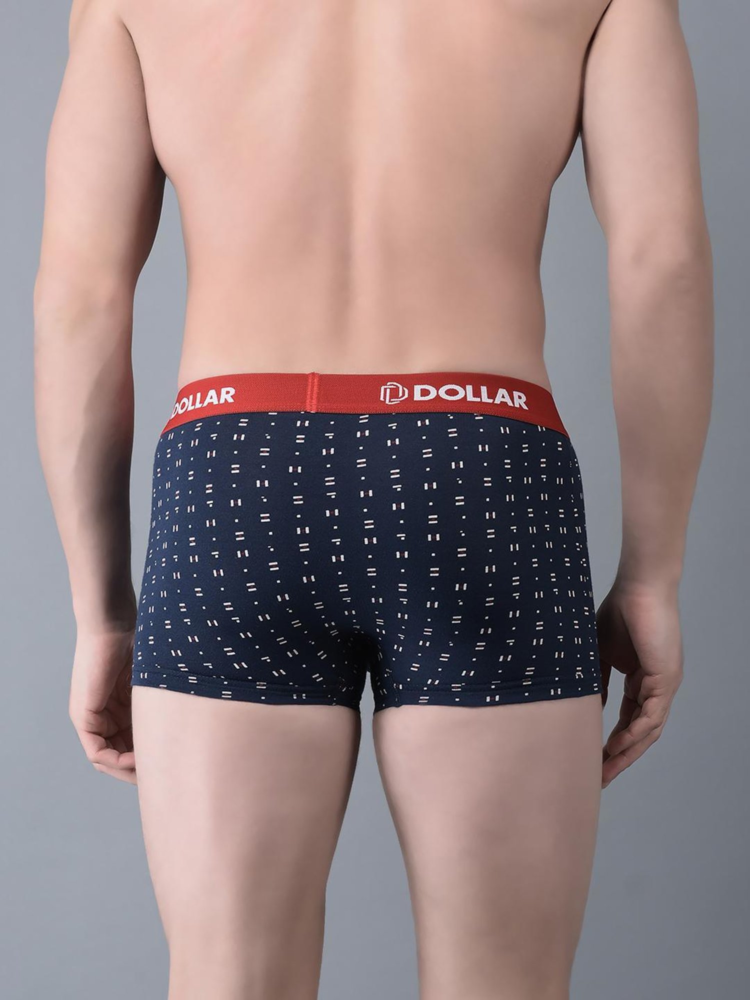 Dollar Bigboss Assorted Cotton Regular Fit Printed Trunks - Pack Of 3