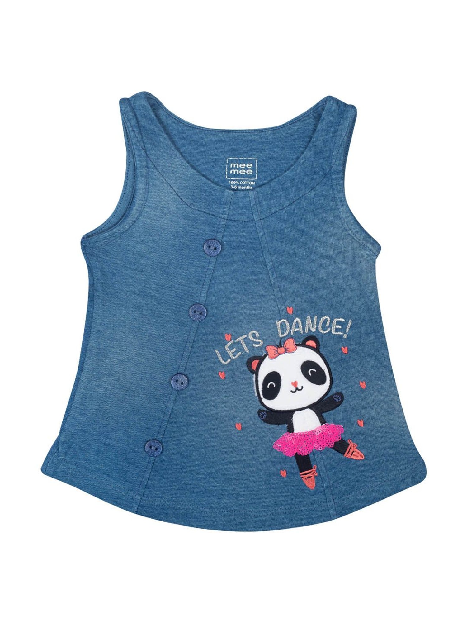 Ed-a-Mamma Baby Multicolor Printed Dress (Pack Of 2)