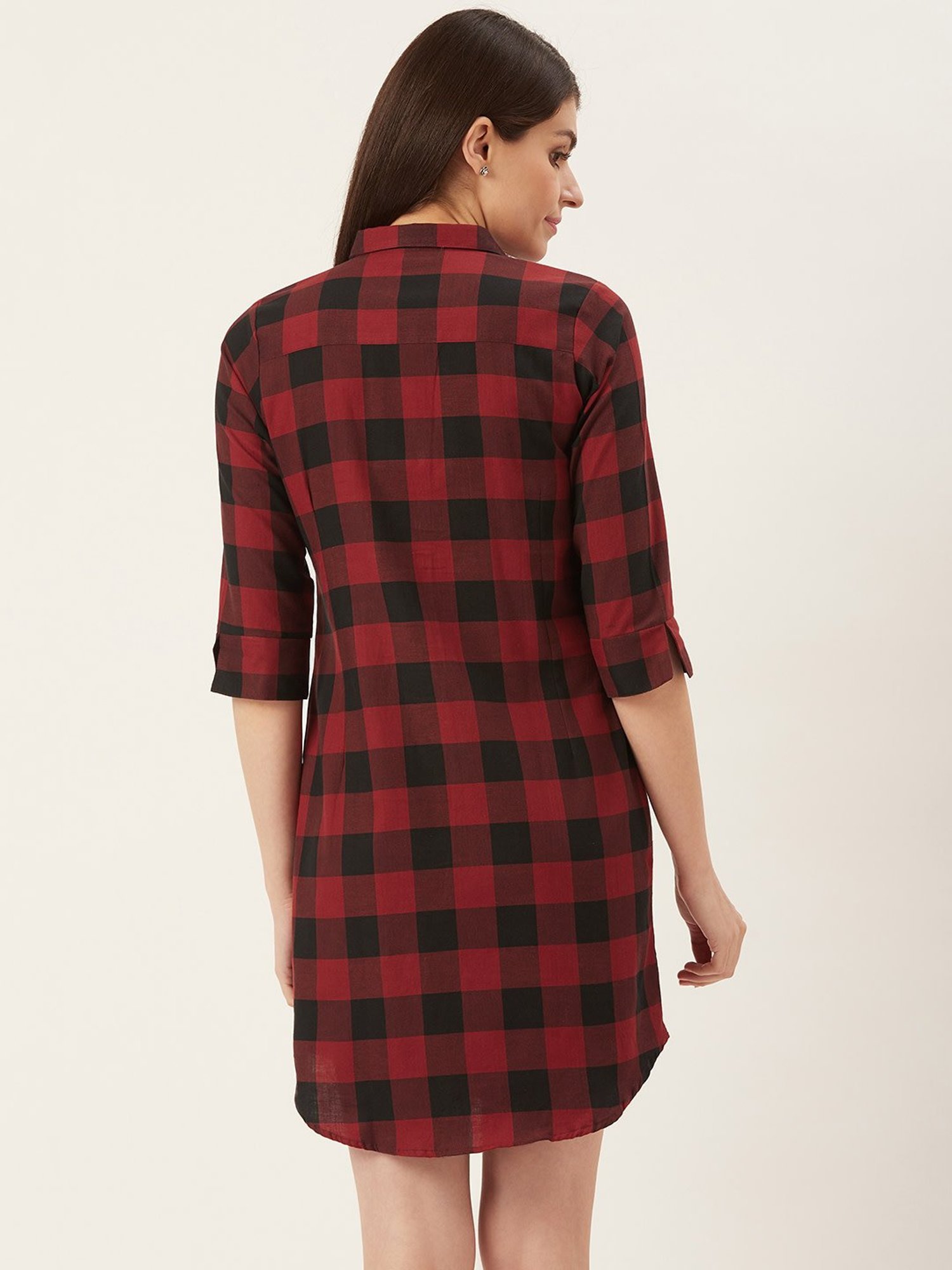 Hancock Red Checks Dress