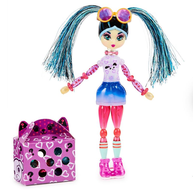 Twisty Girlz - Beadbox Betty Transforming Doll to Collectible Bracelet with Mystery Twisty Petz
