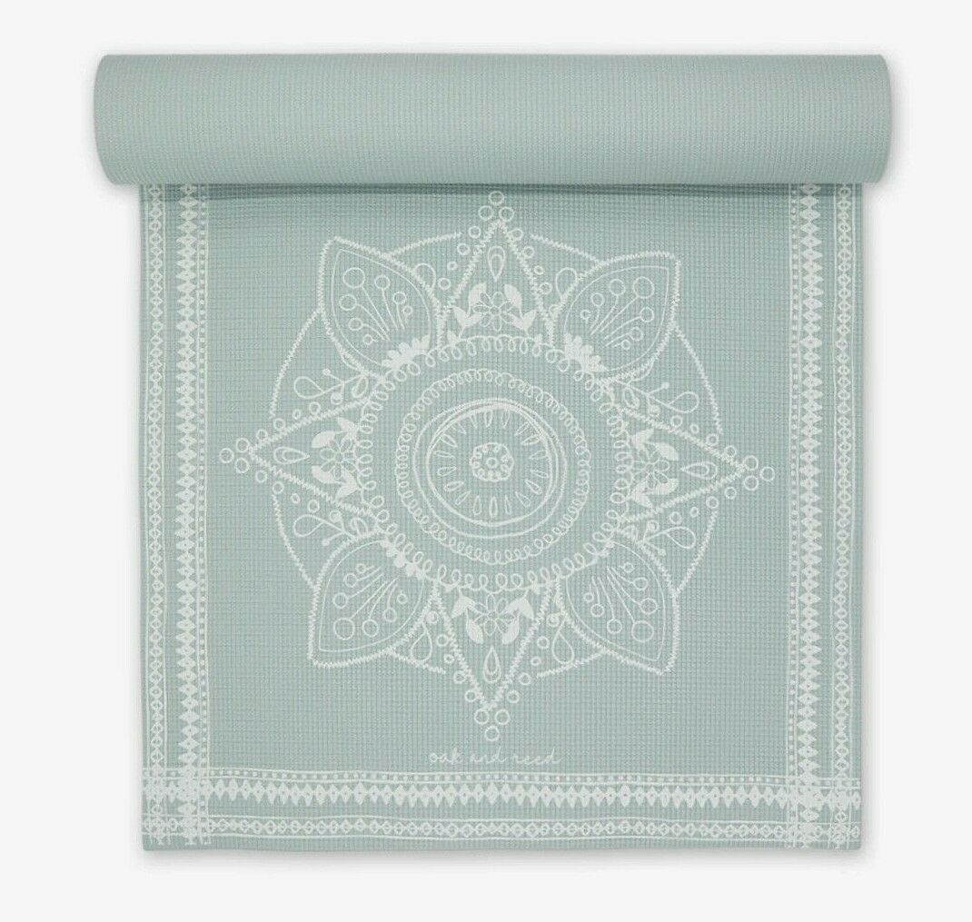 Medallion Tapestry Yoga Mat  68 in x 24 in x 4 mm