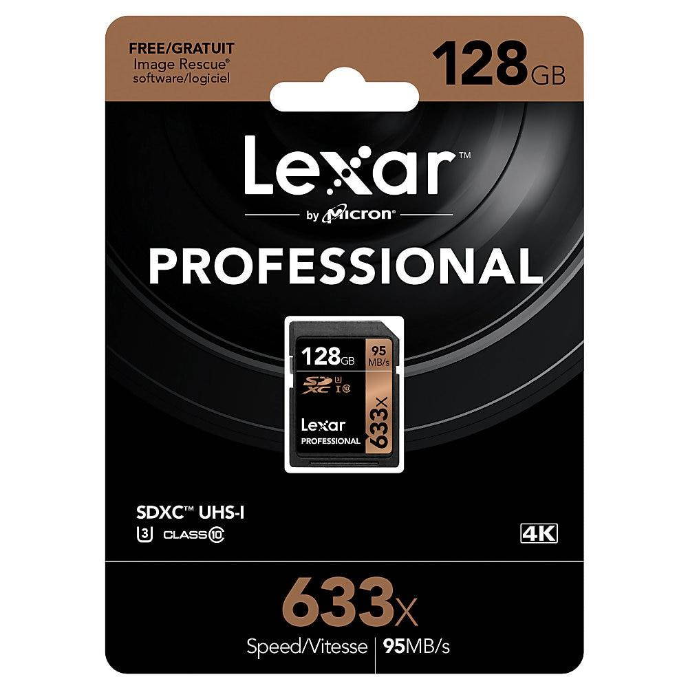 Lexar 128 GB Professional 633x SDHC/SDXC U1 #LSD128GCB1NL633