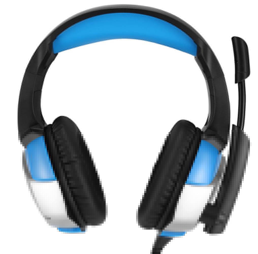 ONIKUMA K5 Best Gaming Headset Gamer Deep Bass Gaming Headphones for Computer PC PS4 Laptop Notebook with Microphone LED - Black & Blue