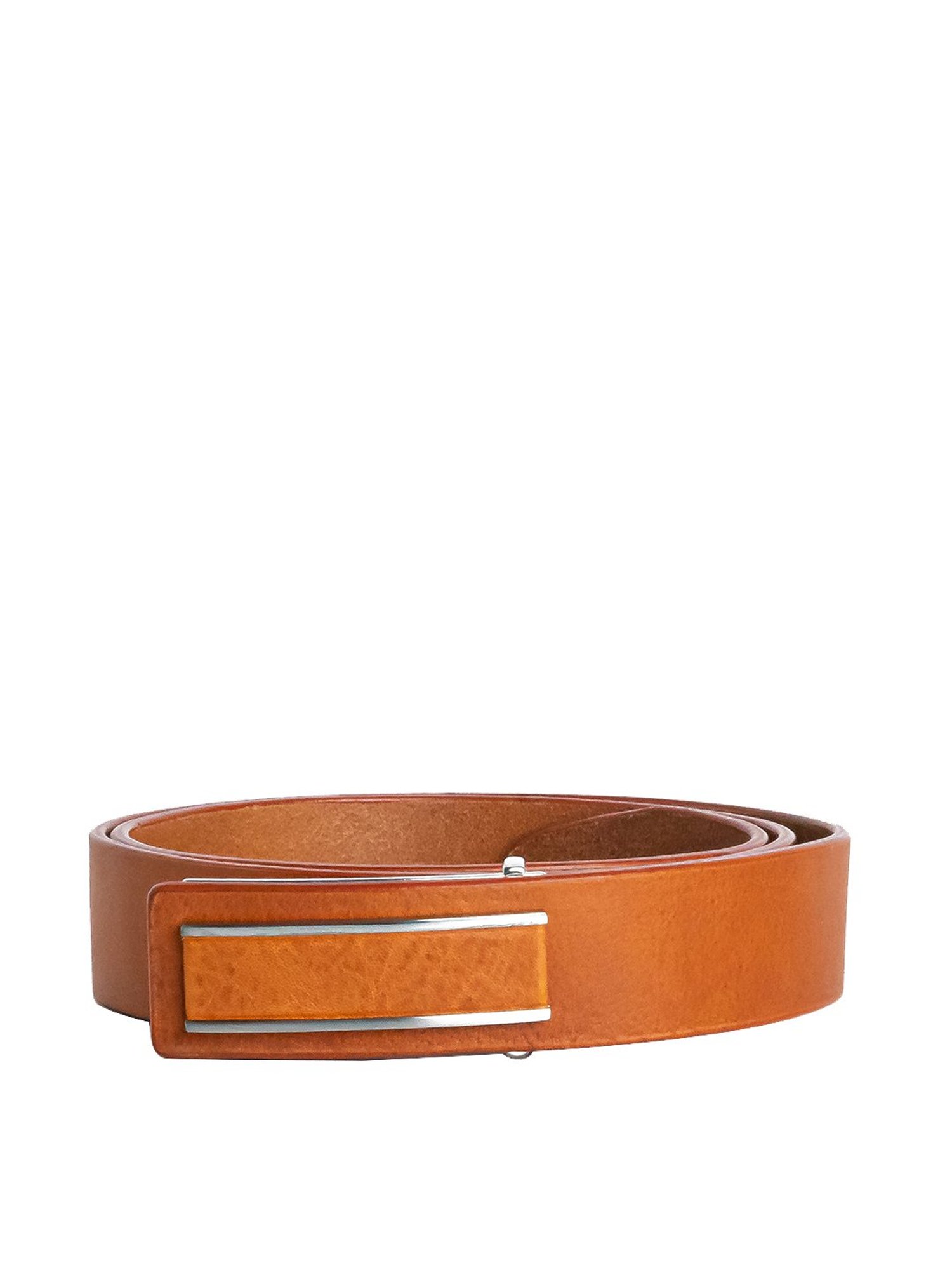 James Aston Tan Leather Waist Belt for Men