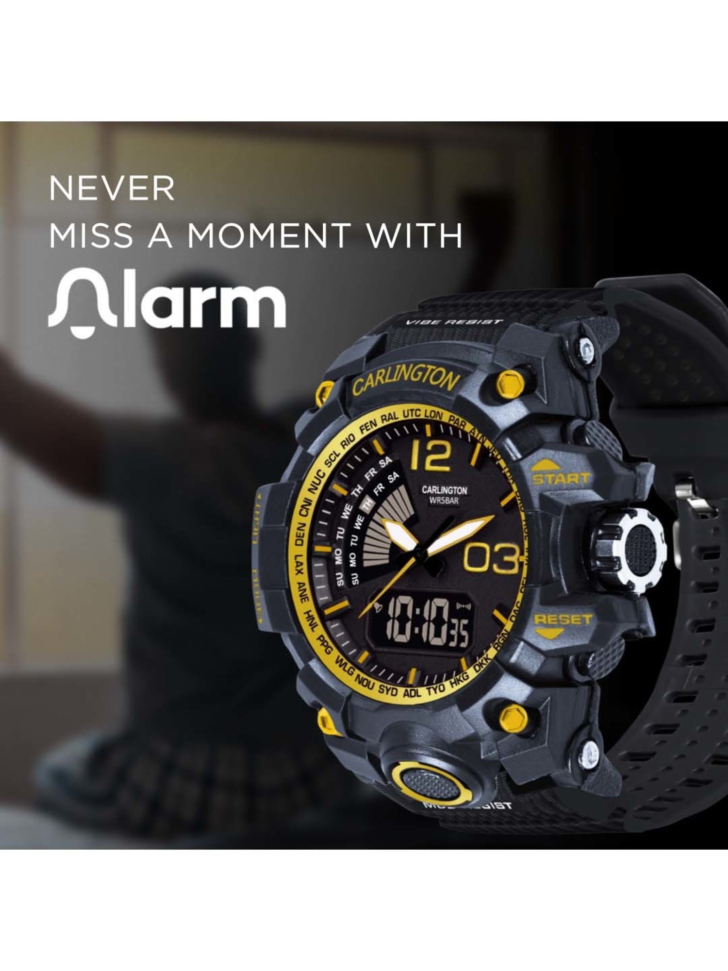 CARLINGTON Endurance 3366 Analog-Digital Watch for Men