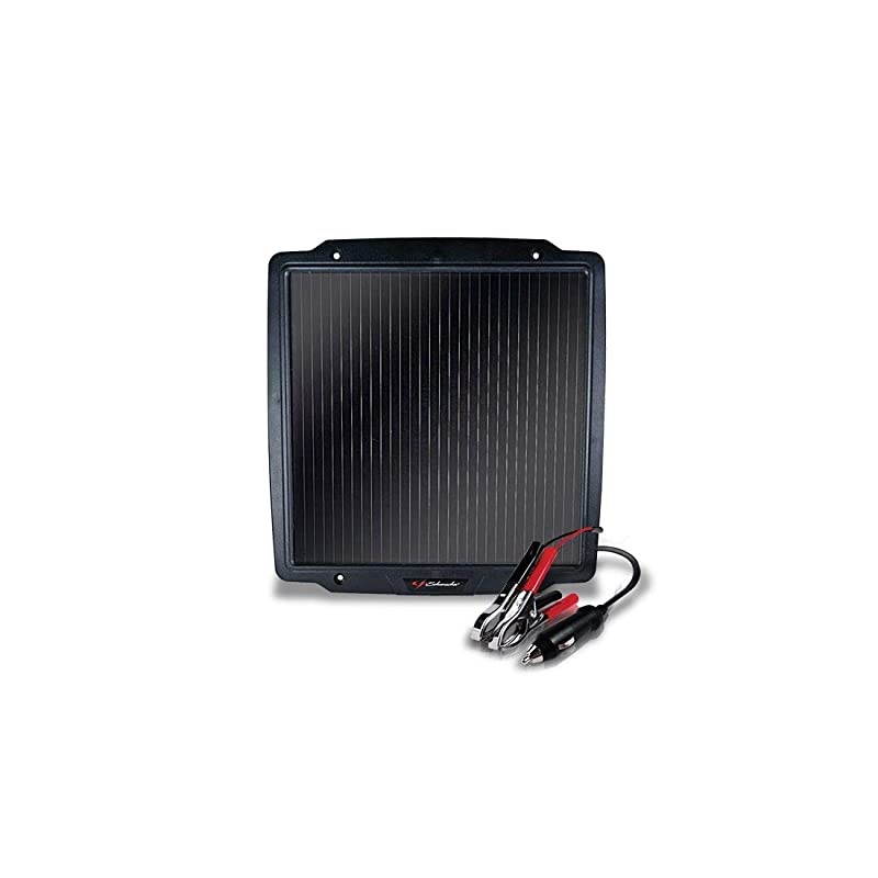 Solar Battery Charger and Maintainer - 4.8 Watt, 12V - For Cars, Boats, Motorcycles, Snowmobiles, Trucks, RVs