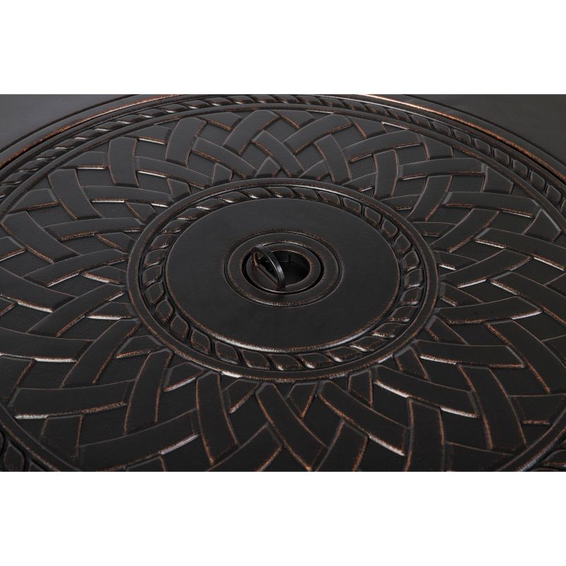 Wagner Aluminum Round LPG Fire Pit - Fire Sense