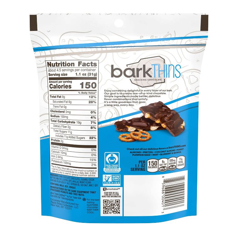 barkTHINS Pretzel with Sea Salt Dark Chocolate - 4.7oz