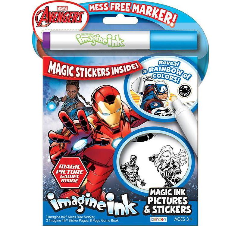 Avengers Imagine Ink Easter Stickers