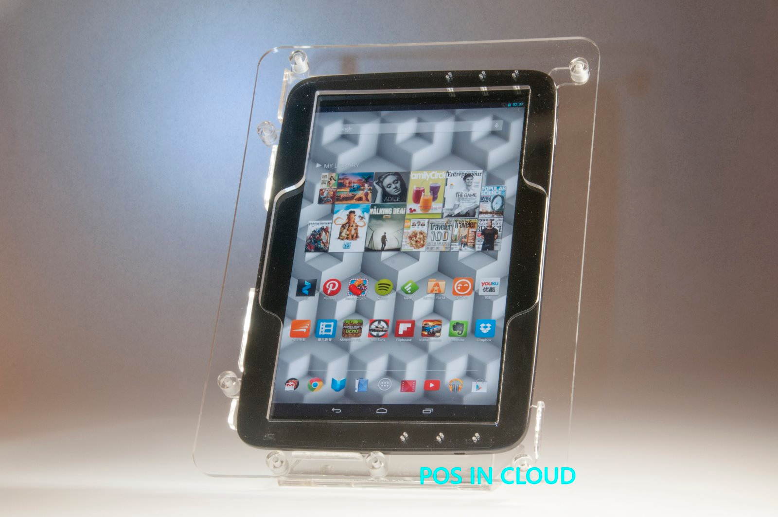 Security Anti-theft Clear VESA Enclosure for Google Nexus 10