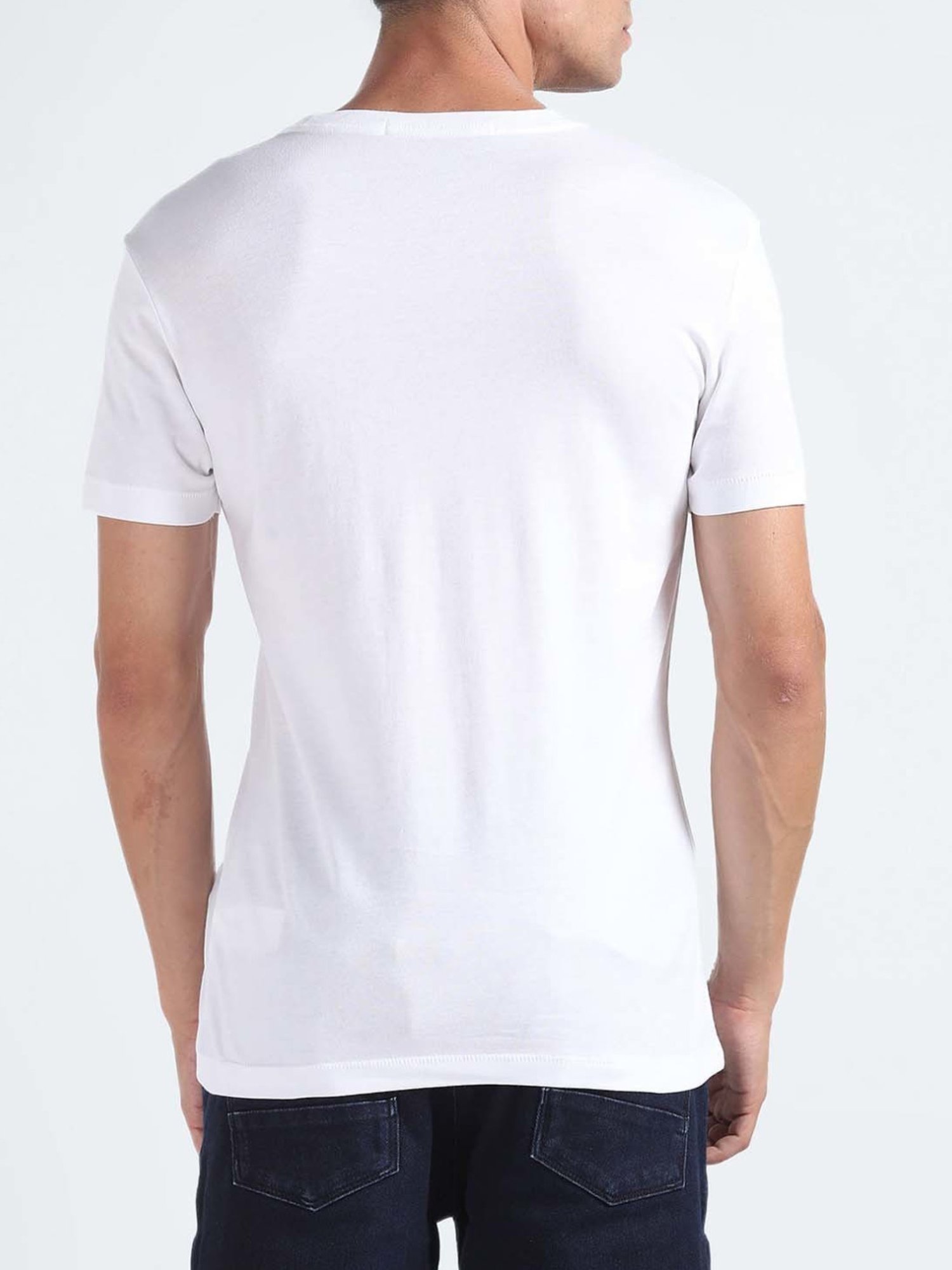 Calvin Klein Jeans Bright White Logo Slim Fit T-Shirt