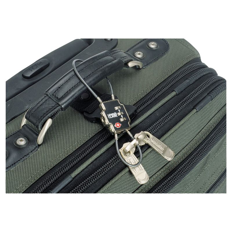 Lewis N. Clark Travel Sentry Lockdown Triple Security Cable Luggage Lock for Travel