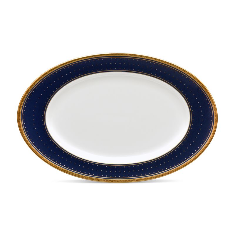Noritake Blueshire Butter/Relish Tray