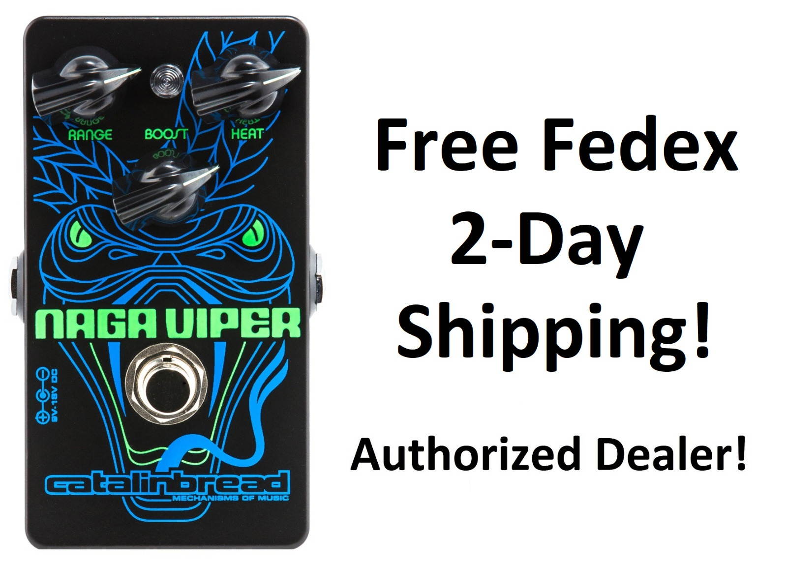 New Catalinbread Naga Viper Treble Boost Guitar Effects Pedal