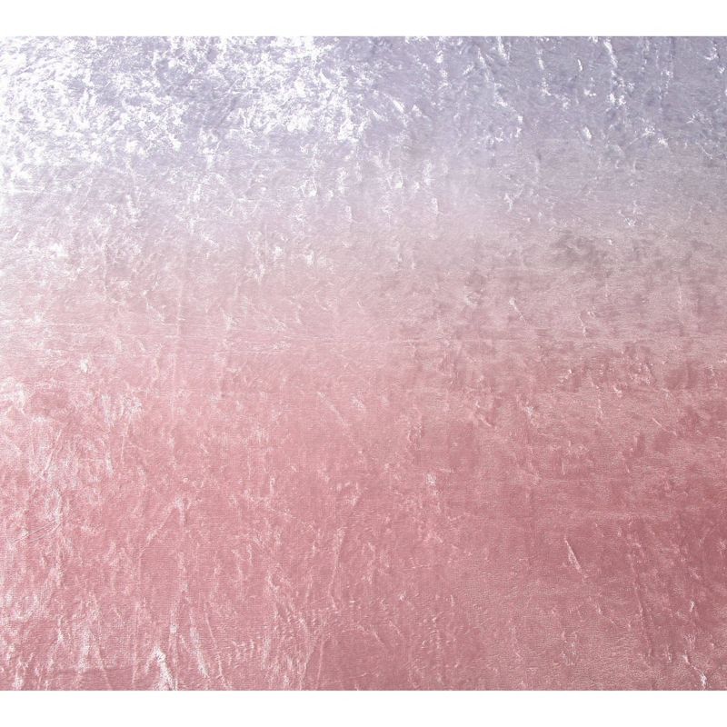 Twin 2pc Bradshaw Ombre Velvet Comforter Set Blush - Geneva Home Fashion