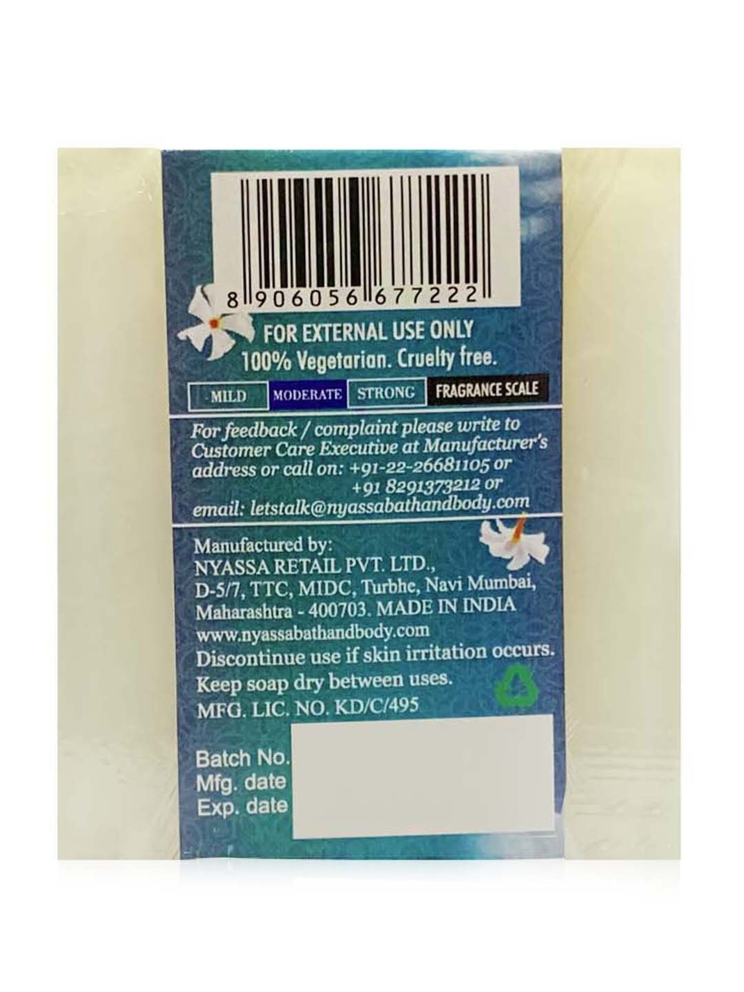 Nyassa Parijat Handmade Soap - 150gm