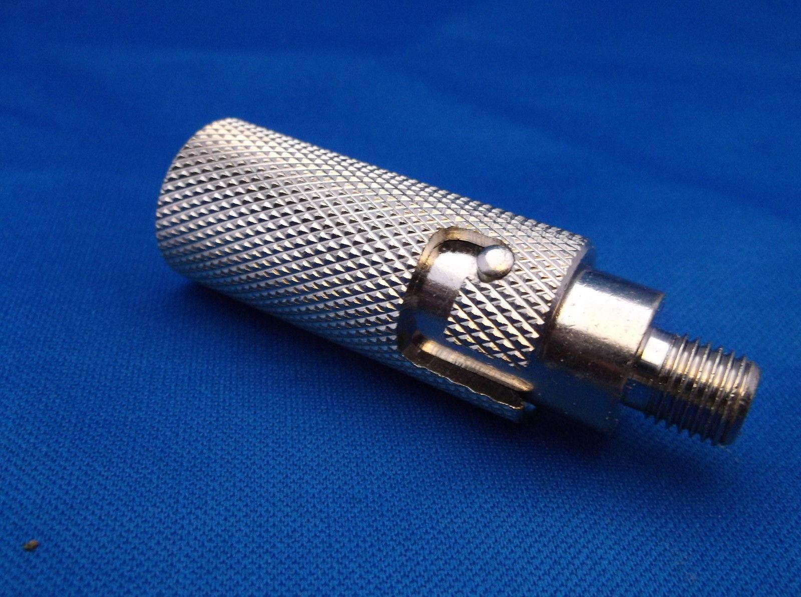 NEW KD 1, KD1 2 CB,HAM ANTENNA QUICK DISCONNECT, SPRING LOADED, CHROME PLATED