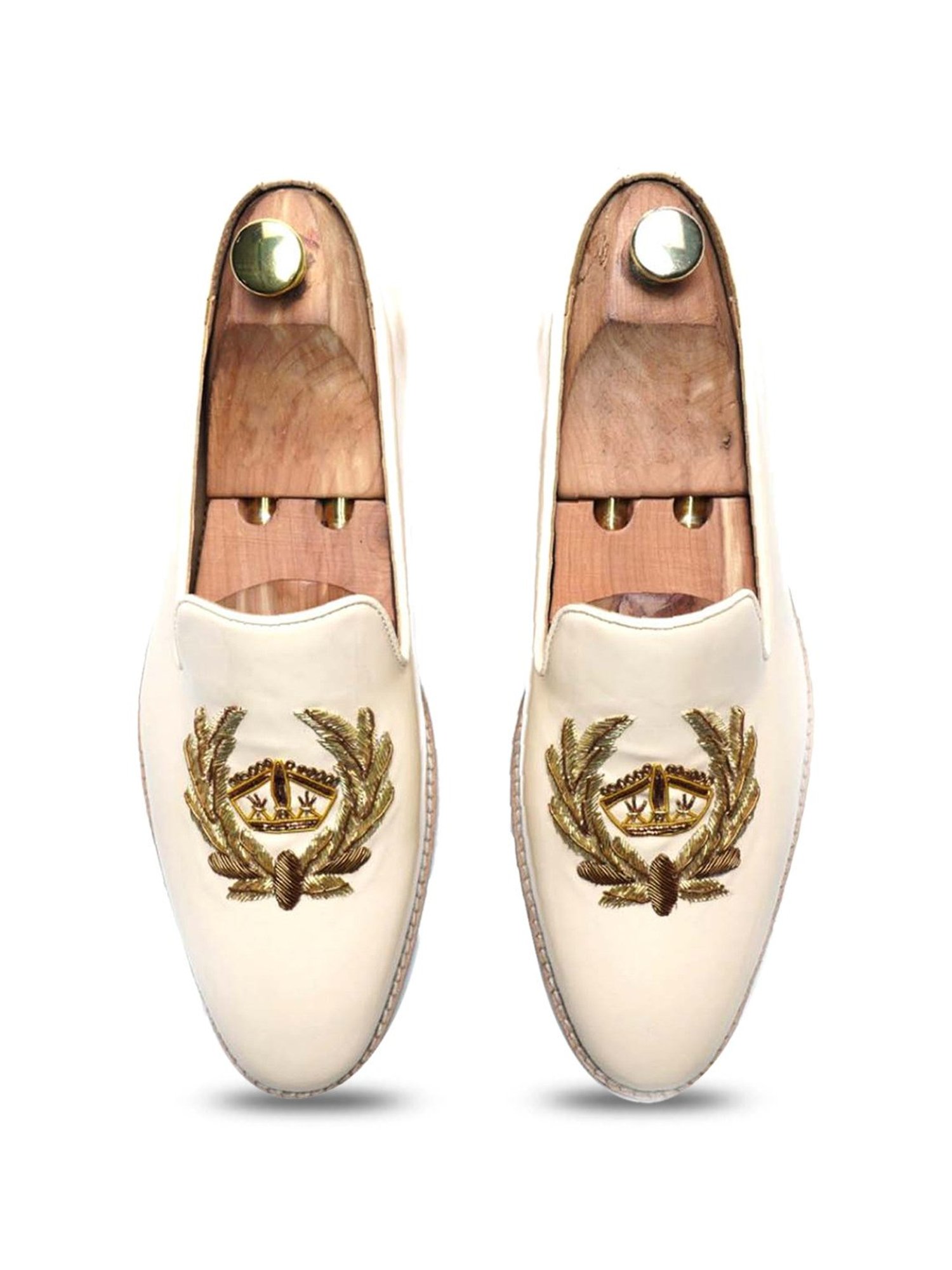 Griffin Men's White Casual Loafers