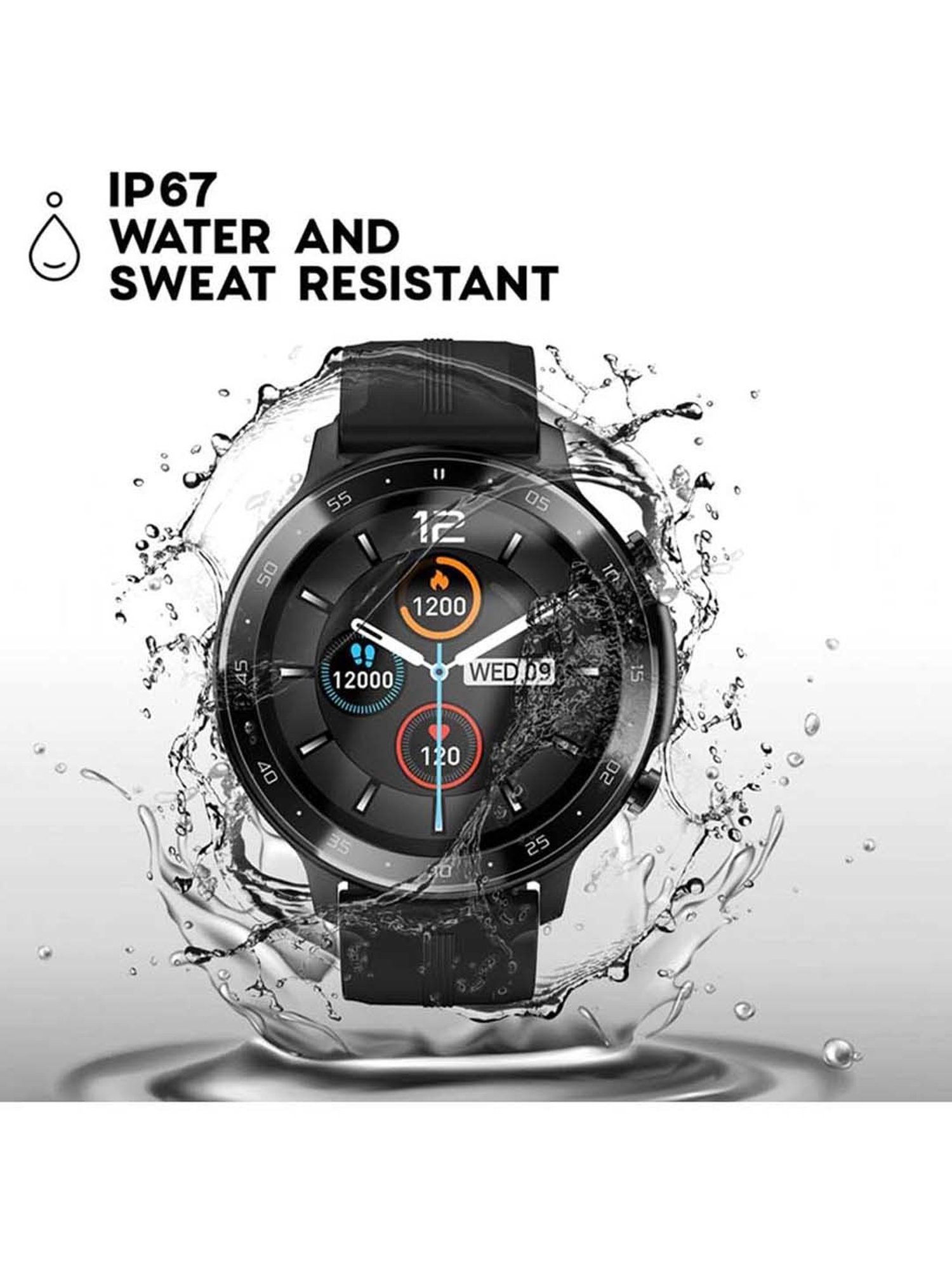 MAXX SX25 Pro Smart Watch with Bluetooth Calling (Black)