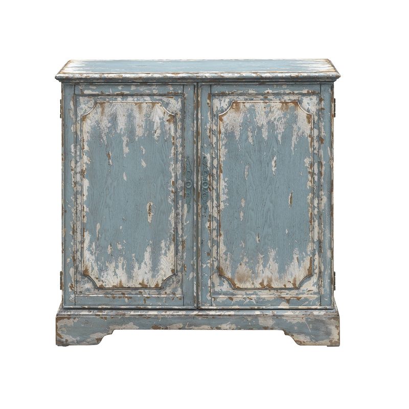 St Andrews 2 Door Cabinet Blue - Treasure Trove Accents
