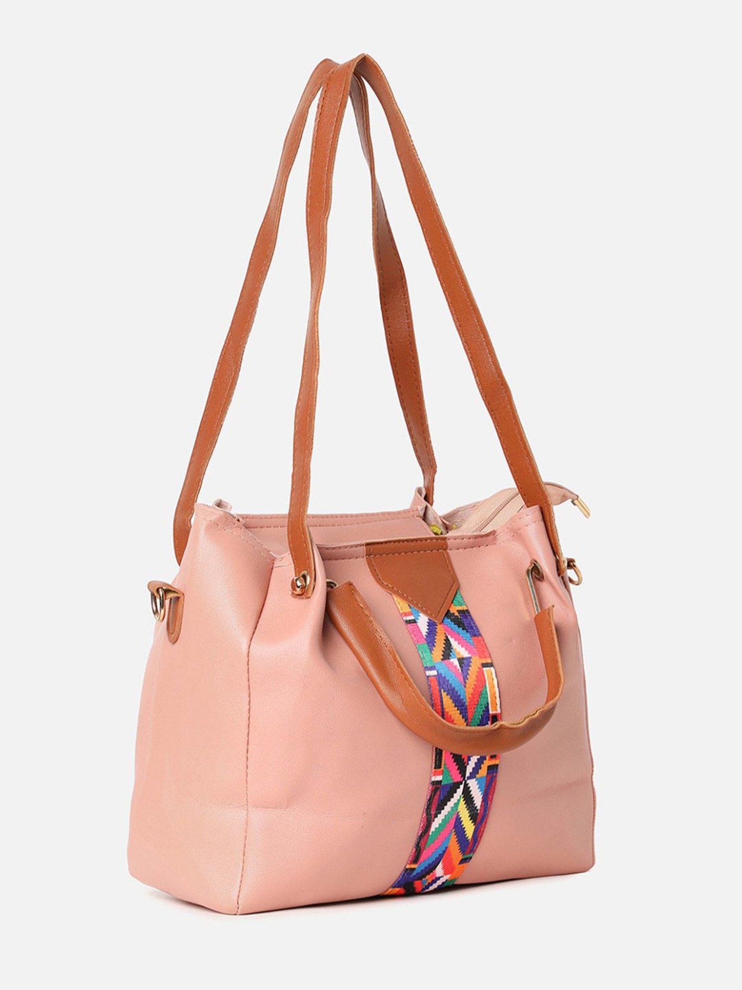 HauteSauce Orange Medium Handheld Handbag Combo Set