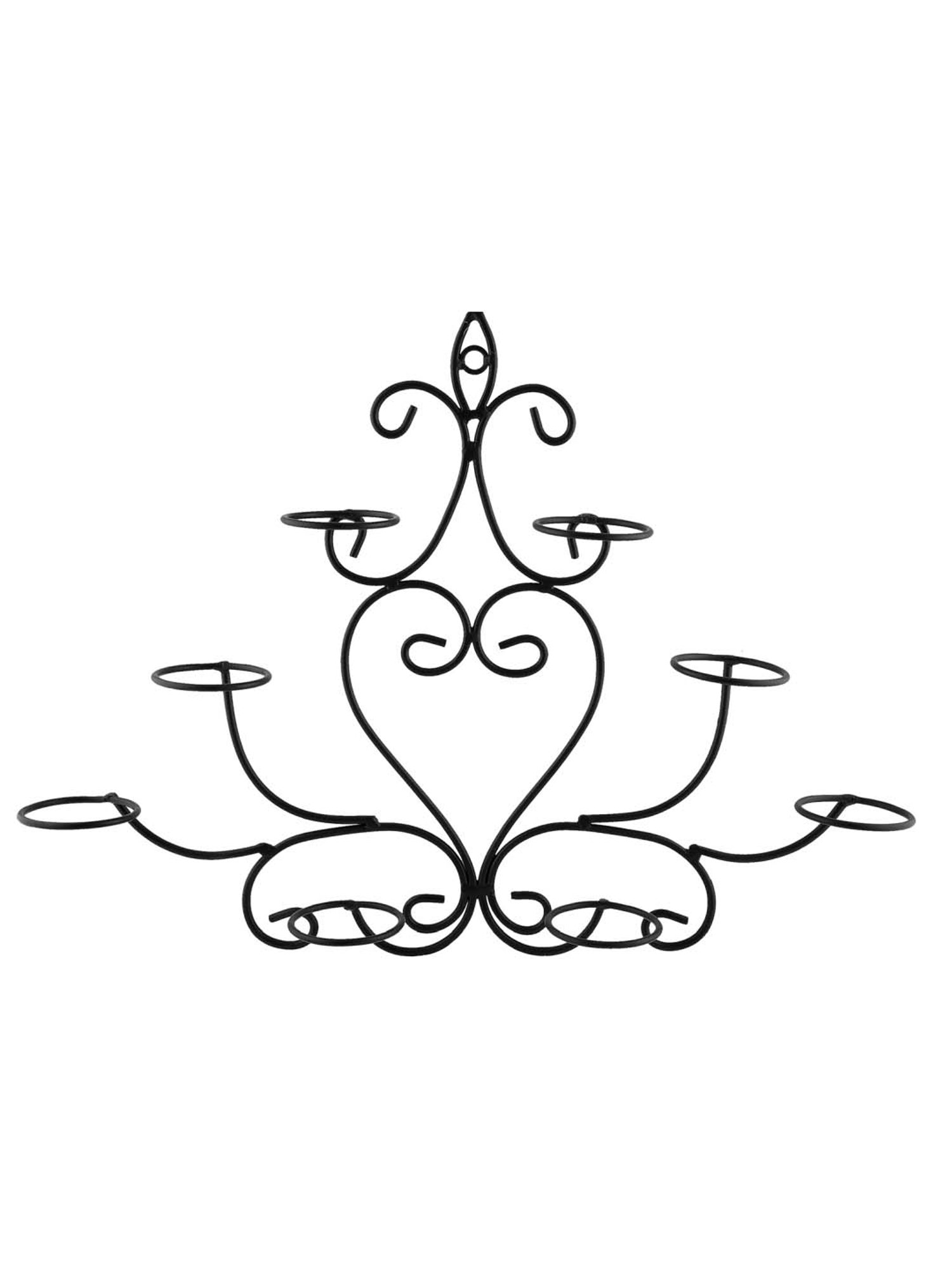 Homesake 'Halloween' Black & Blue Metal 8-in-1 Wall Candle Holder With Tea Light Candle